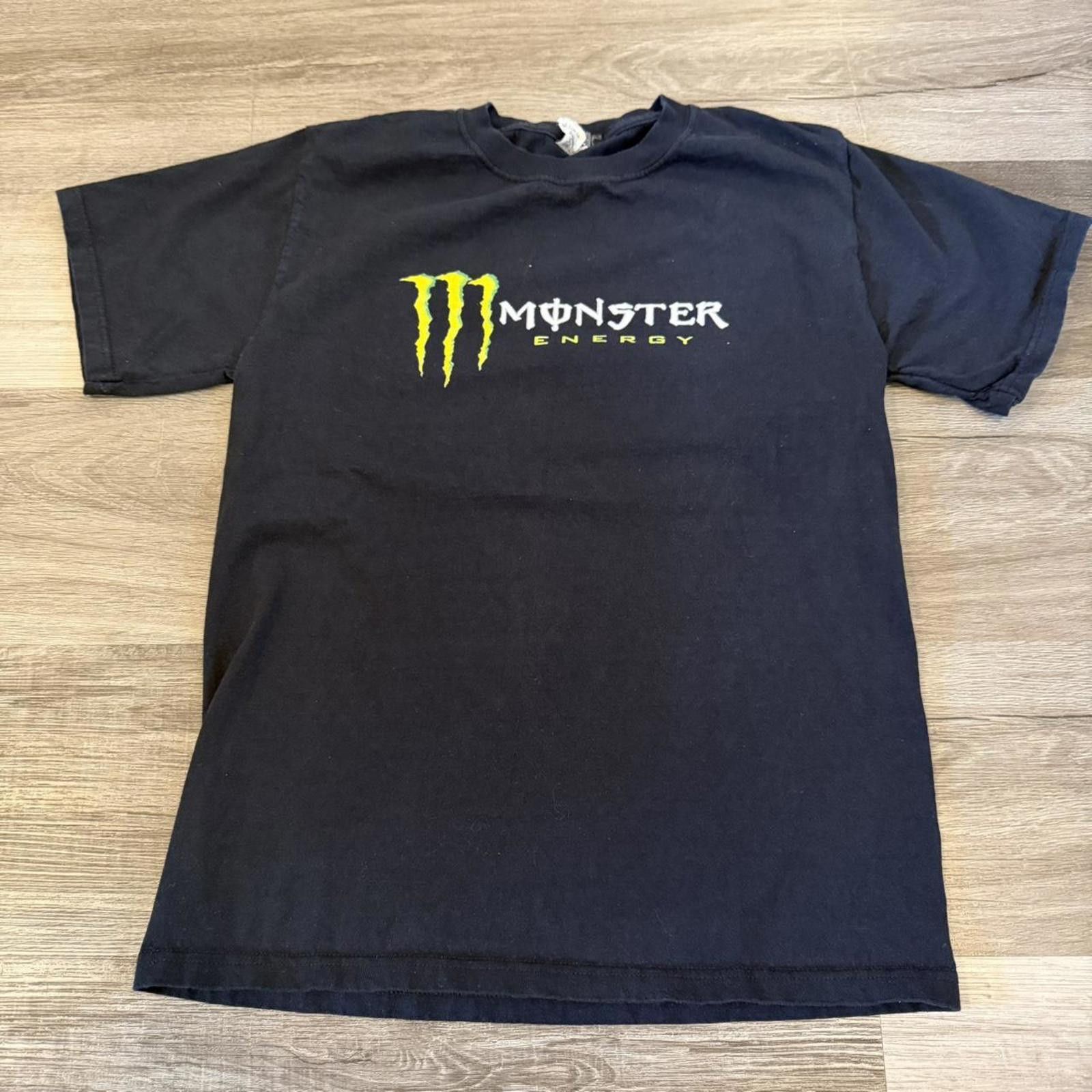 Jerzees Vintage monster energy drink t shirt 00s S Size US S / EU 44-46 / 1 - 3 Thumbnail