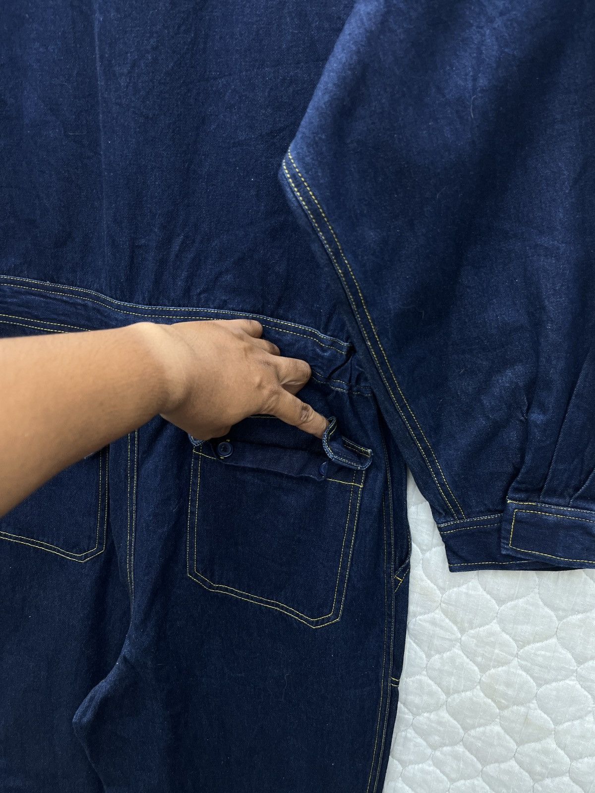 Japanese Brand 🔥🔥🔥ARCHIVE EVENRIVER JAPANESE DENIM OVERALL Size US 34 / EU 50 - 12 Thumbnail