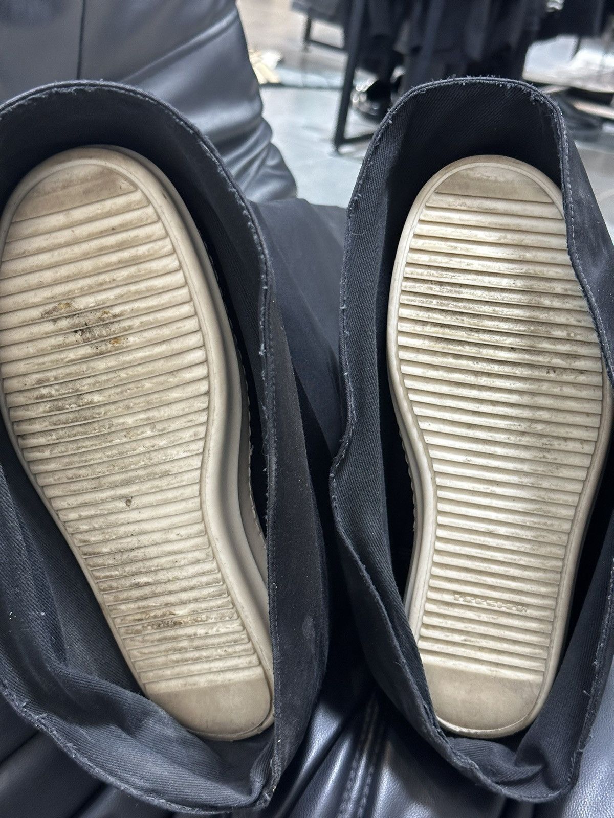 Rick Owens Drkshdw Rick Owens DRKSHDW Fetish knee high Boots Size US 8 / EU 41 - 8 Thumbnail