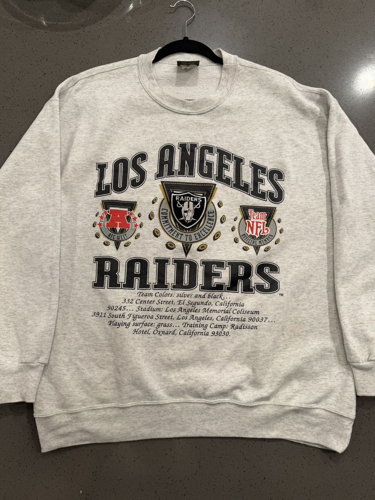 Other Rare Vintage LA Raiders Crewneck Sweatshirt Size US XL / EU 56 / 4 - 1 Thumbnail
