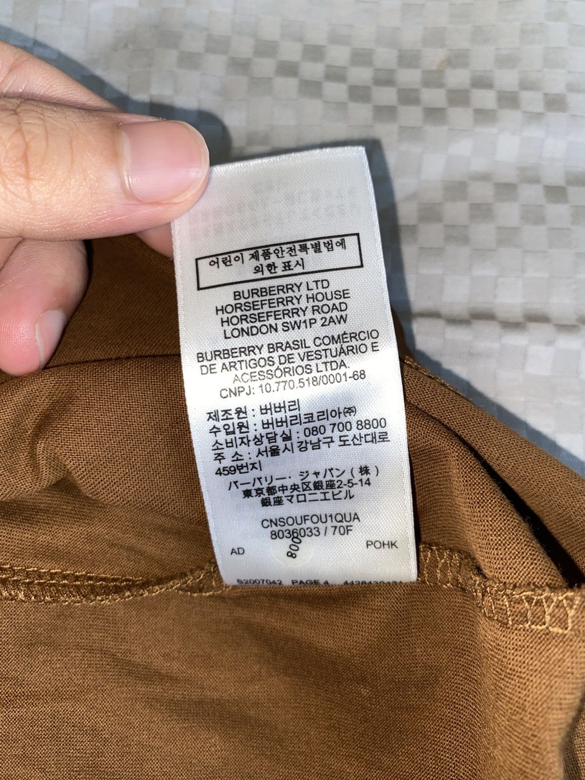 Burberry Burberry long-sleeve star motif cotton oversized top Size US M / EU 48-50 / 2 - 7 Thumbnail