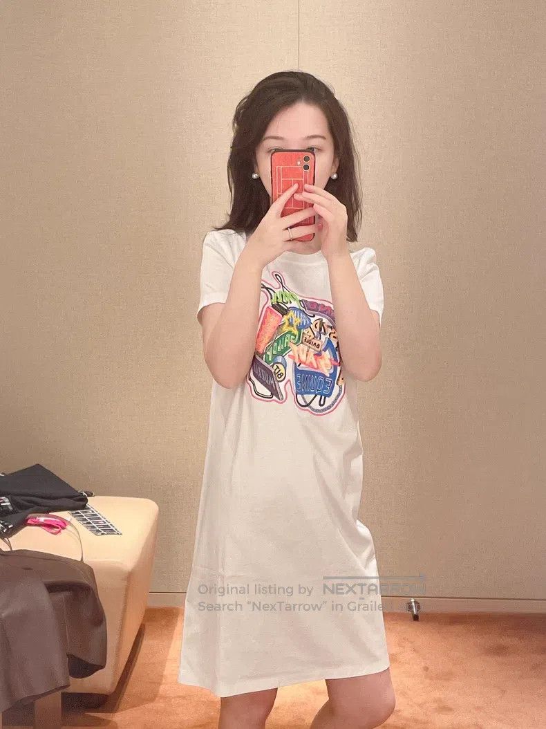Hermes Hermes Chevaloscope horse head embroidery white T-shirt dr Size XXS / US 00 / IT 34 - 6 Thumbnail