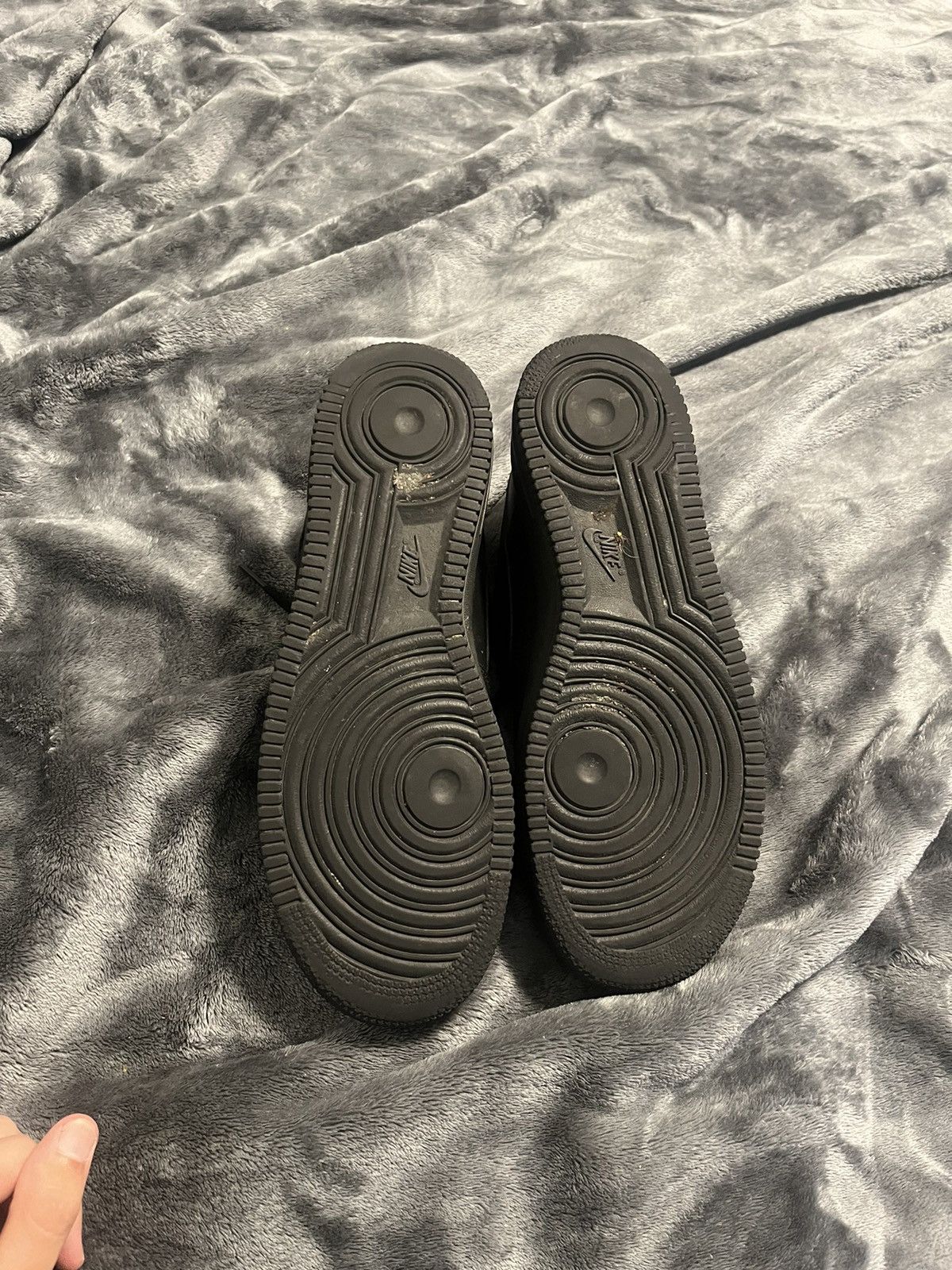 Nike Black AF1 Size US 10 / EU 43 - 3 Thumbnail