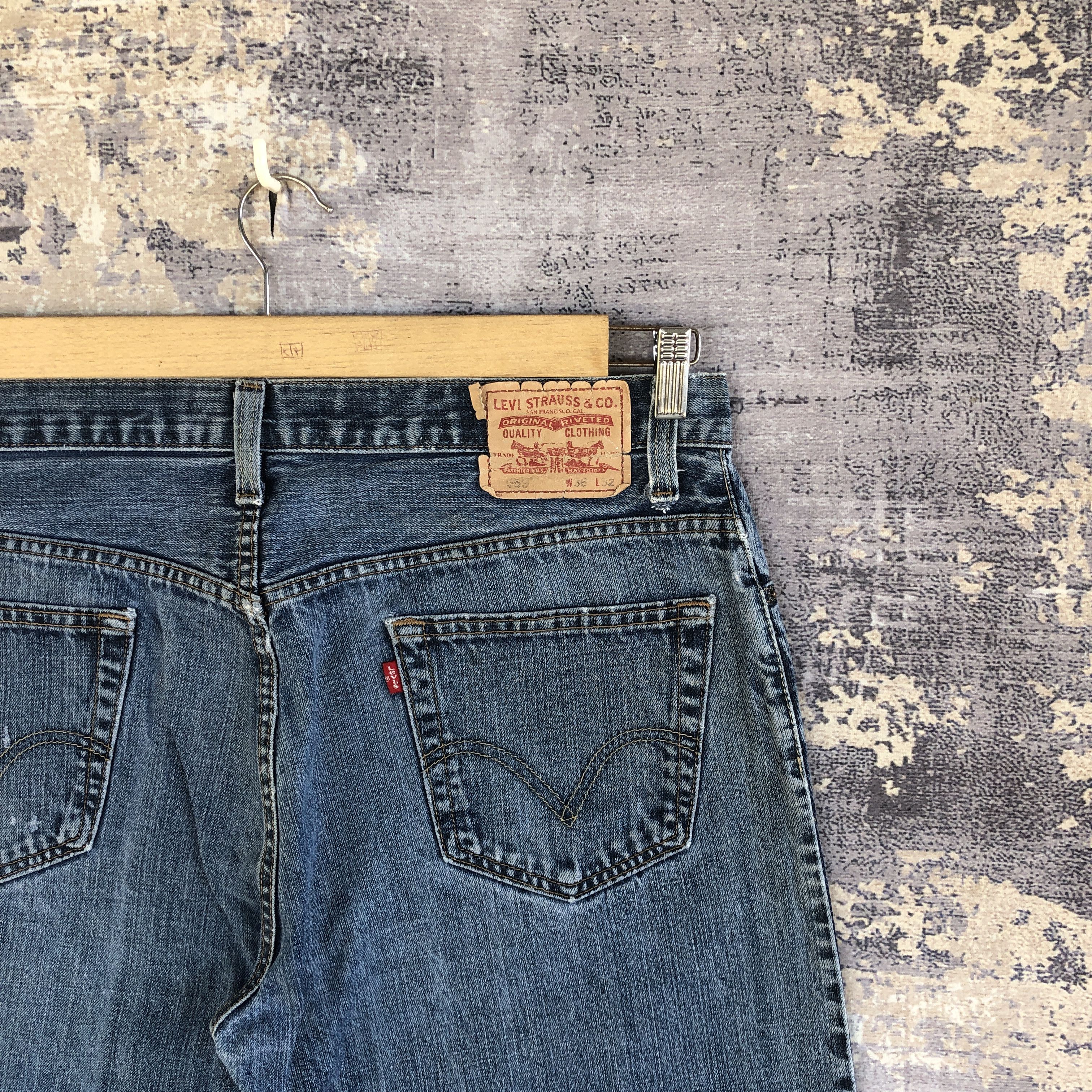 Levi's Vintage Levis Distressed Jeans Levi's 559 Painter Denim Size US 36 / EU 52 - 5 Thumbnail