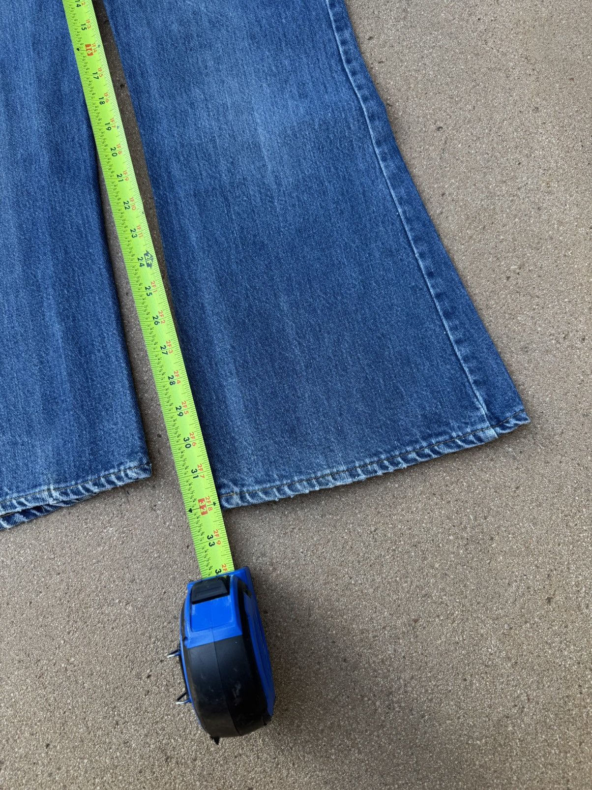 Levi's × Vintage Vtg 70’s Levi’s 646 Orange Tab Bellbottom Flare Jeans 35x32 Size US 35 - 10 Thumbnail