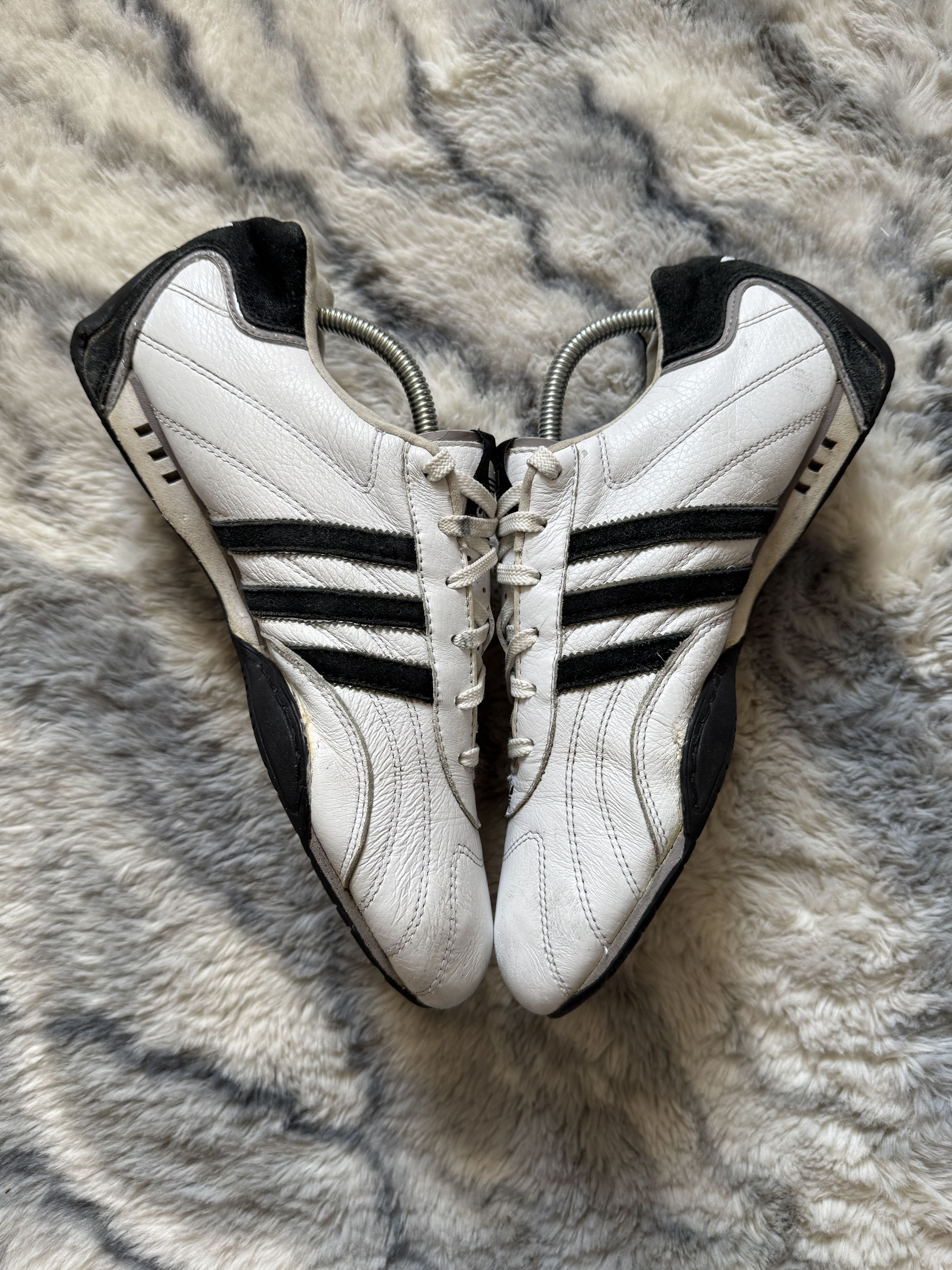 Adidas Vintage Y2K Adidas Goodyear White Leather Sneakers Size US 8.5 / EU 41-42 - 3 Thumbnail