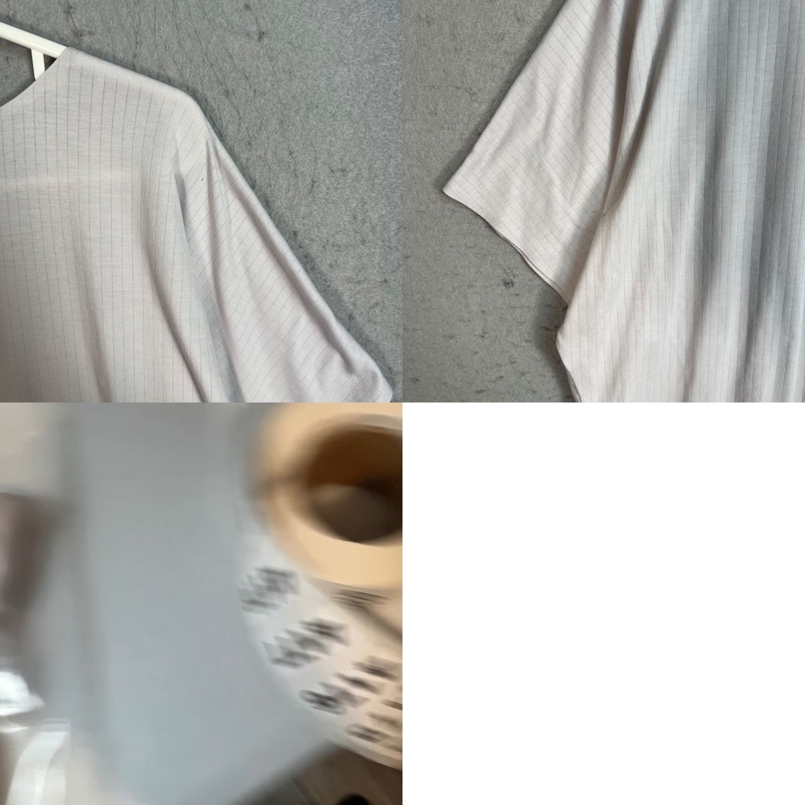 Uniqlo Uniqlo Womens XS Light Grey Dolman Sleeve Top Size XS / US 0-2 / IT 36-38 - 8 Thumbnail