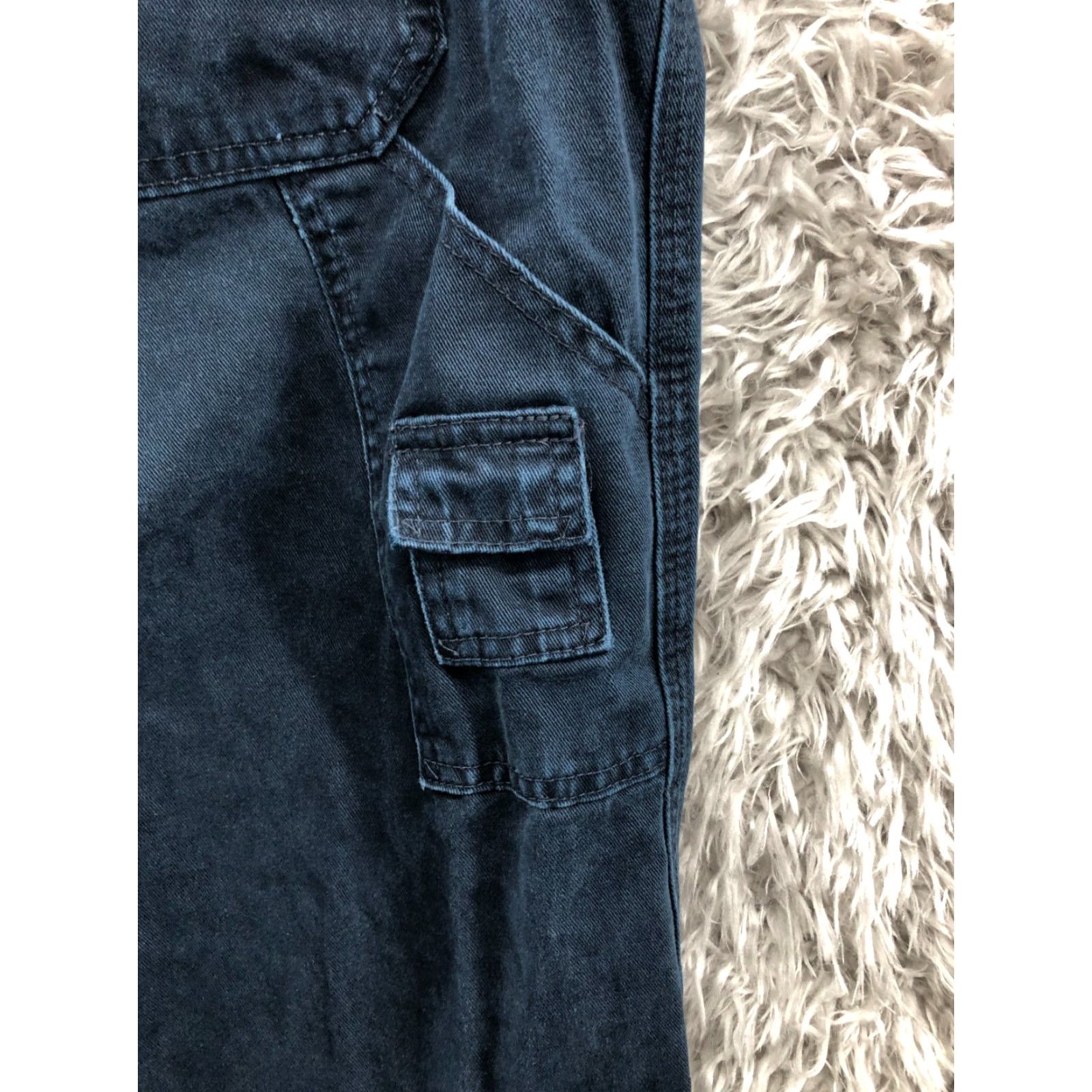 Lee Lee Riveted By Lee Straight Chino Pants Mens 36x32 Blue Workwear 5-Pocket Zip Button Flat Front Slimming Stretch Regular Straight Leg Vintage No Size US 36 / EU 52 - 6 Thumbnail