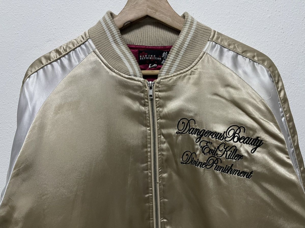 Japanese Brand 2000s DEVINE RETRIBUTION EMBROIDERED SAMURAI WOMEN RARE Size US XL / EU 56 / 4 - 8 Thumbnail