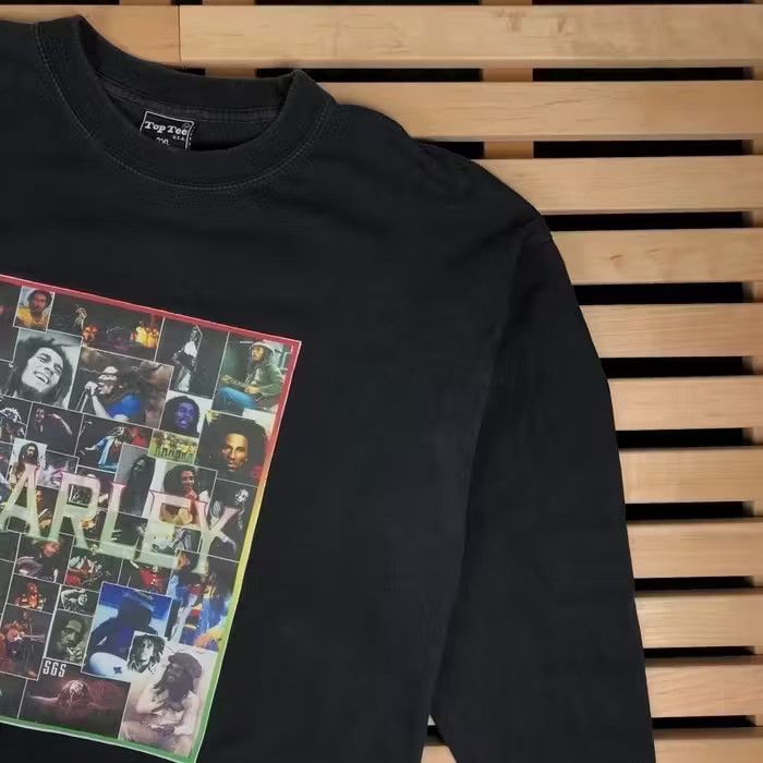 Band Tees × Vintage Mens Vintage Sweatshirt Bob Marley Big Logo Size XXL 2XL Size US XXL / EU 58 / 5 - 2 Thumbnail