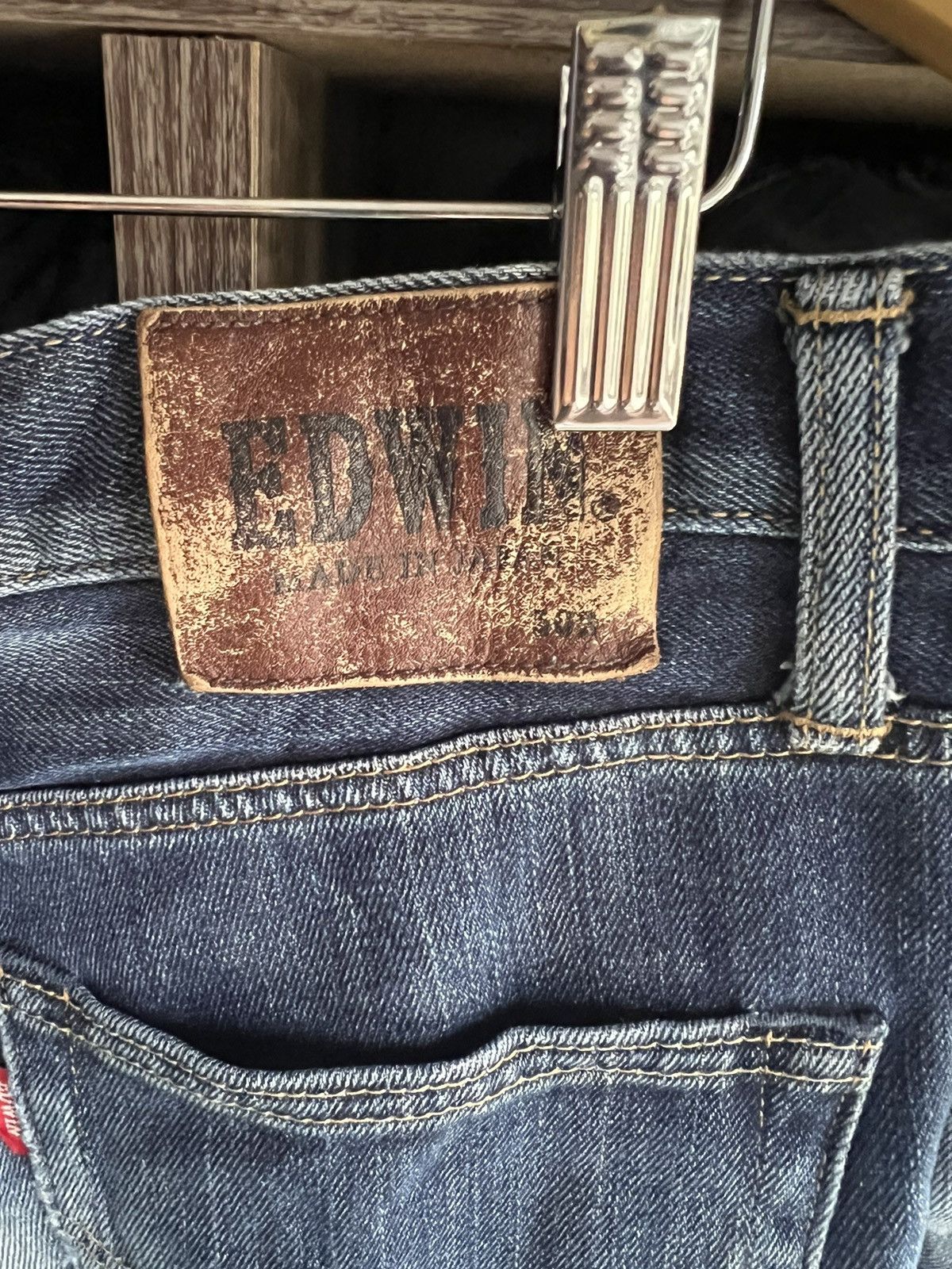Edwin 🔥Made in Japan Edwin Distressed Denim Size US 35 - 17 Thumbnail