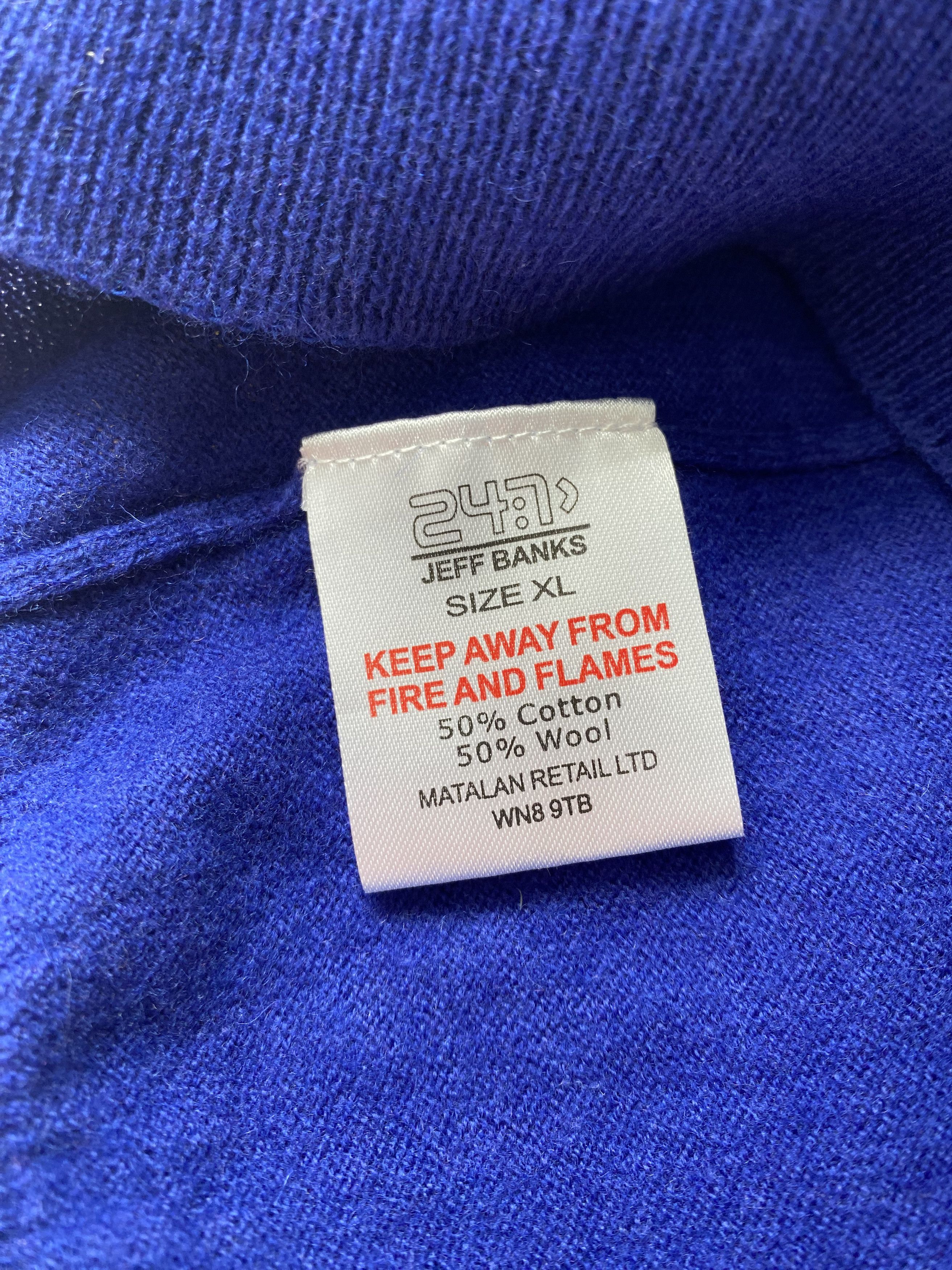 Jeff Banks Jeff Banks wool sweater Size US XL / EU 56 / 4 - 4 Thumbnail