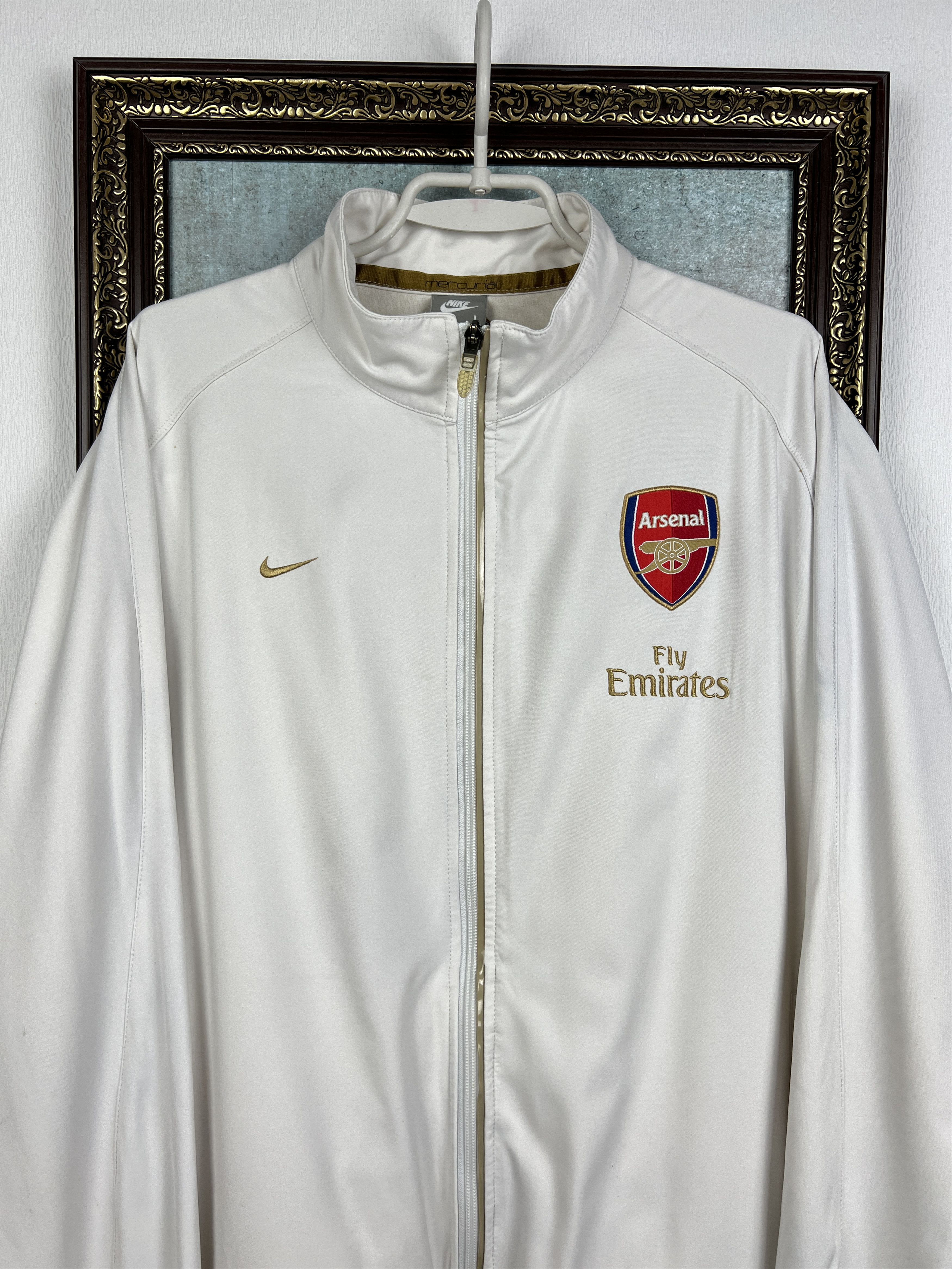 Nike Vintage Arsenal Football Jacket Soccer Track Top Gunners Size US L / EU 52-54 / 3 - 2 Thumbnail