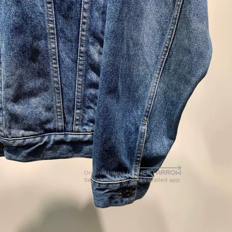 Balenciaga Balenciaga Logo Embroidered Denim Jacket Size US M / EU 48-50 / 2 - 6 Thumbnail