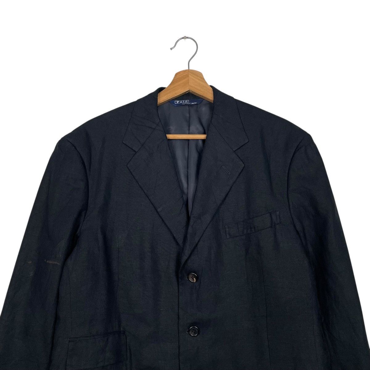 Polo Ralph Lauren Polo Ralph Lauren Black Jacket Size US M / EU 48-50 / 2 - 2 Thumbnail