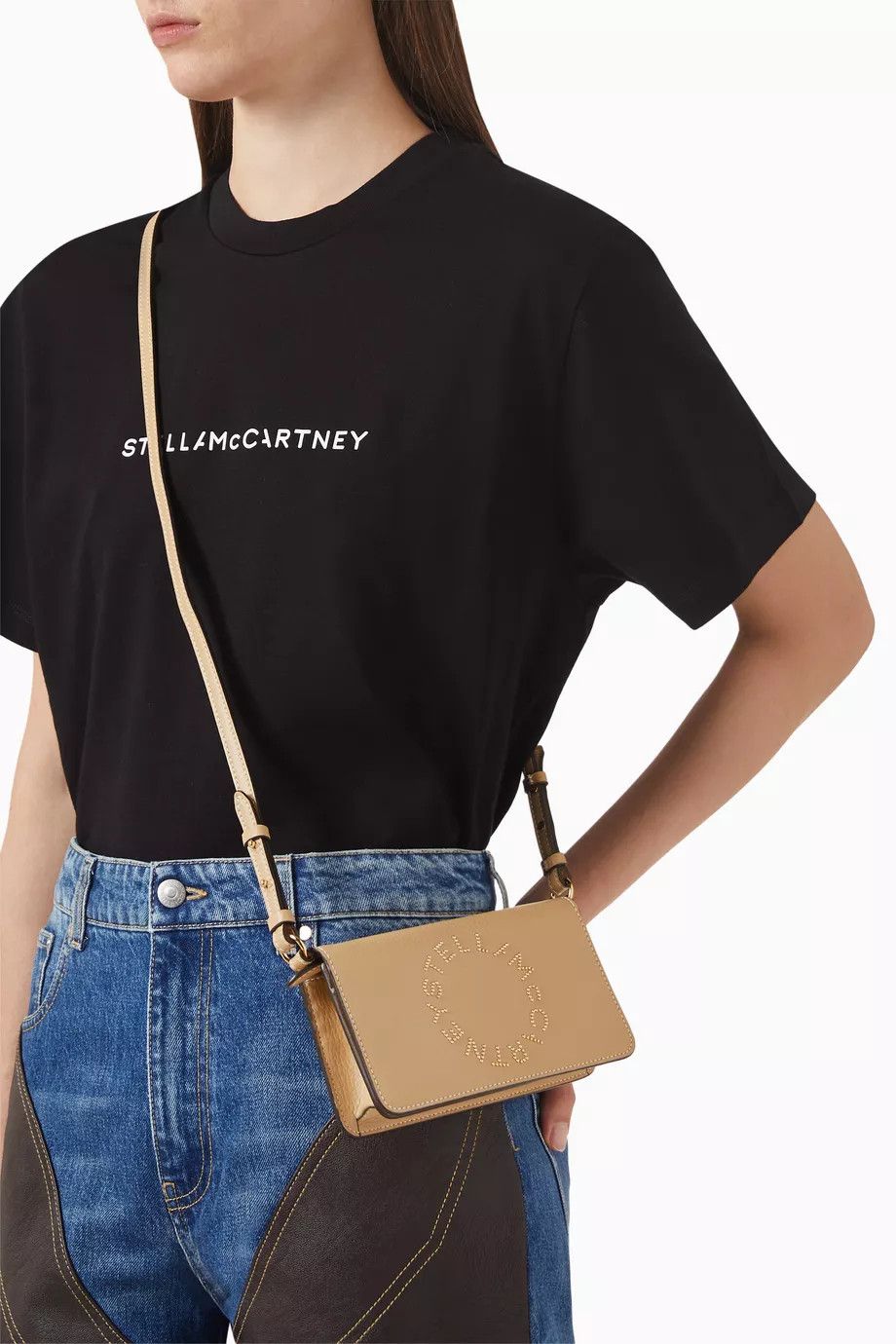 Stella McCartney o1s22i1n1024 Size: OS / Logo Print Mini Shoulder Bag Size ONE SIZE - 2 Thumbnail