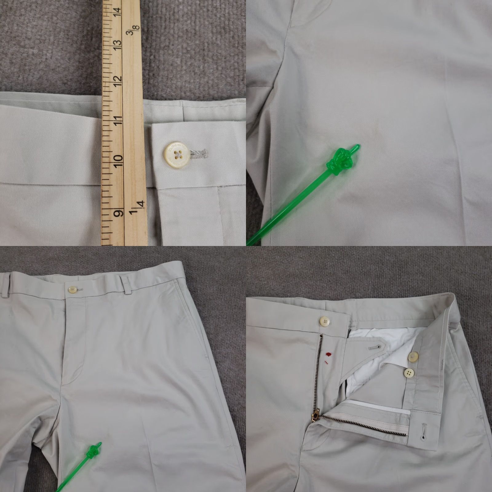 Southern Tide Southern Tide Mens Chino Pants 36x26 Extra Large XL Beige Size US 36 / EU 52 - 8 Thumbnail