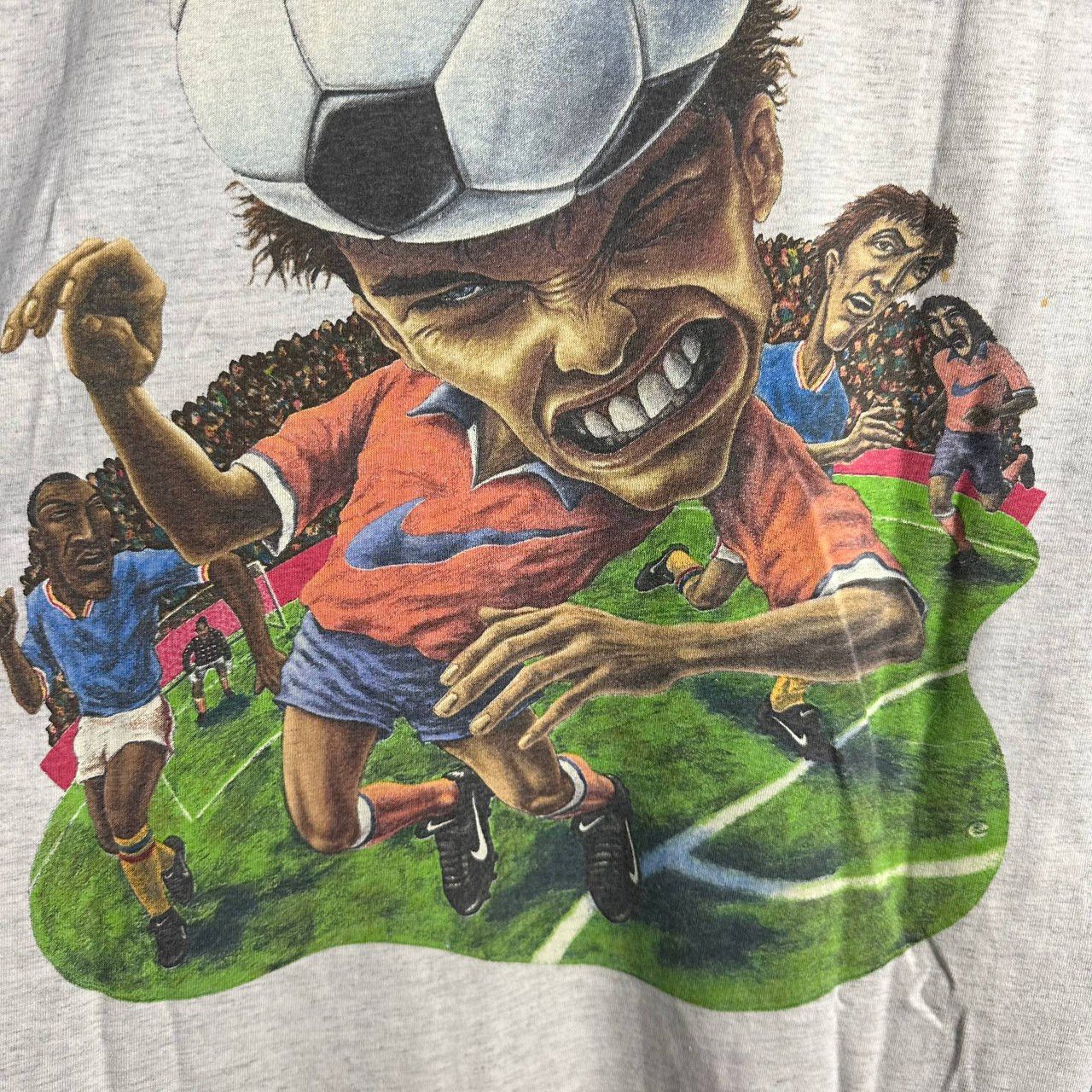 Nike Rare Vintage 90s Nike Ramblers S.C Big Graphic T-Shirt Size US XL / EU 56 / 4 - 13 Thumbnail