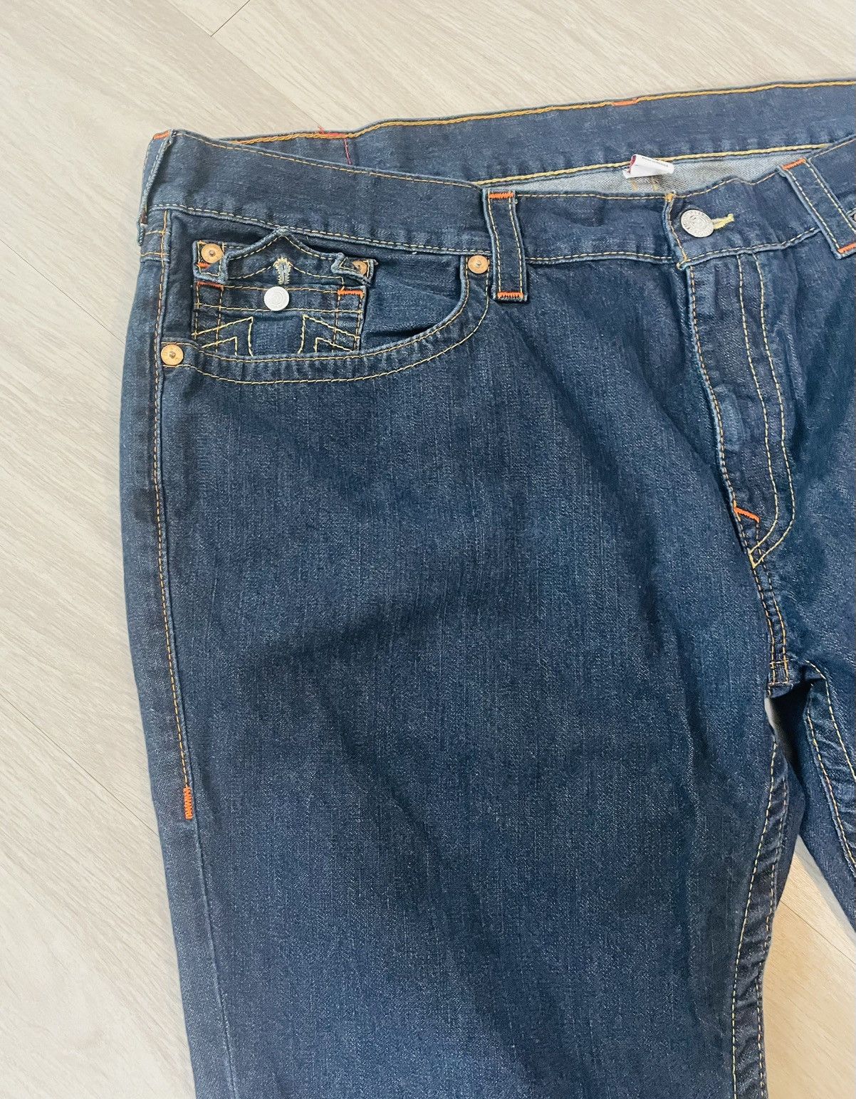 True Religion True Religion Jeans Relaxed Skinny Flap MENS SZ 46X33 Size US 44 / EU 60 - 2 Thumbnail
