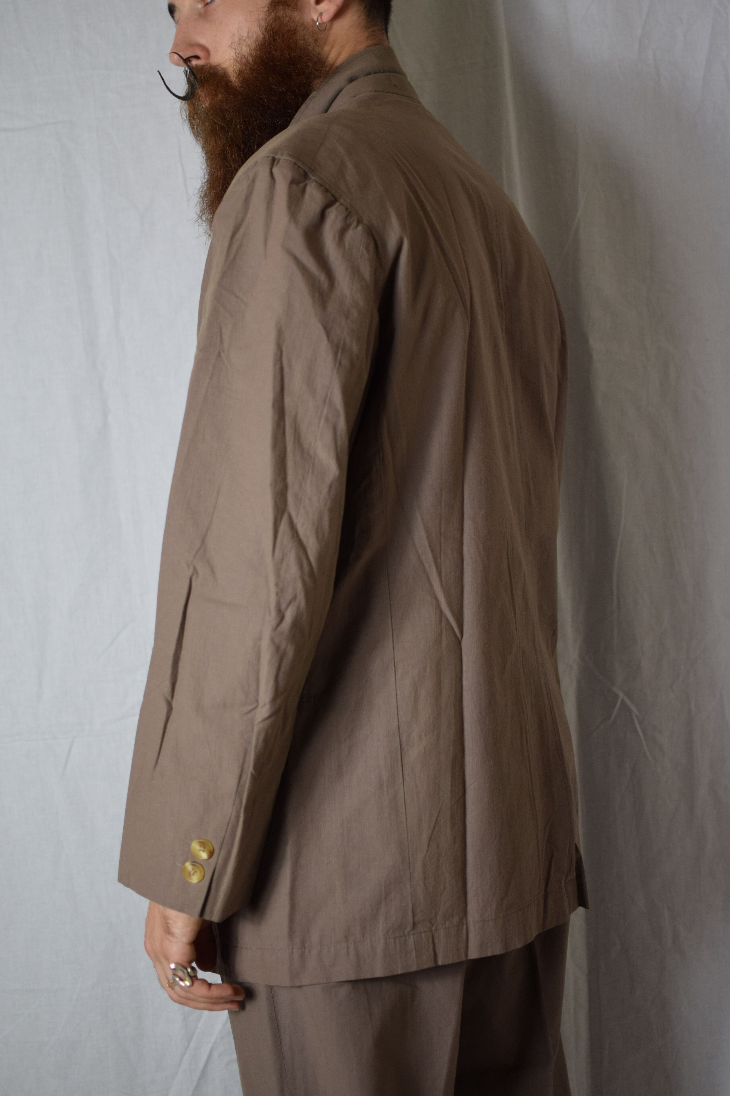 Yohji Yamamoto YYPH Archive Khaki Blazer Size 52R - 7 Thumbnail