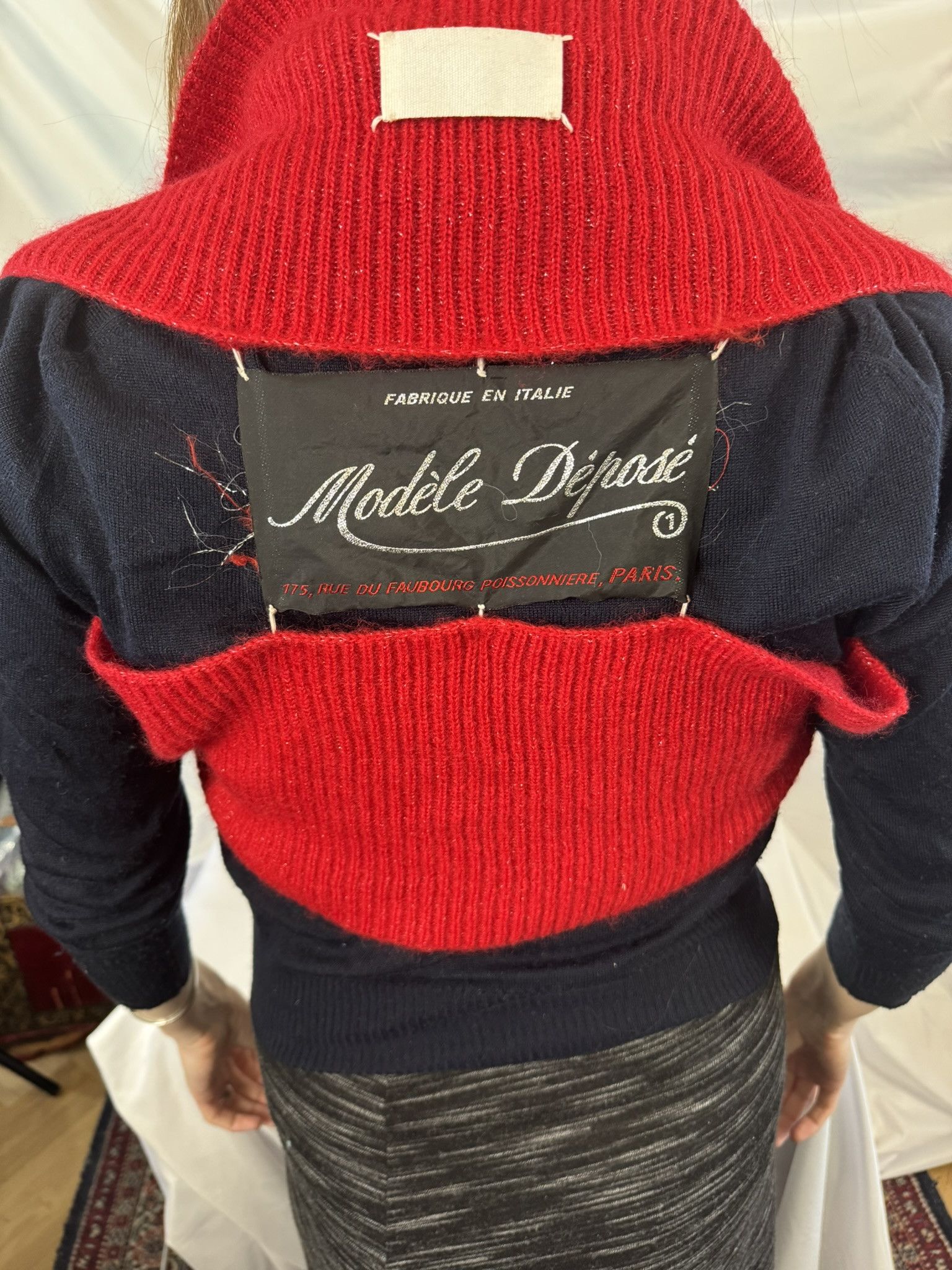 Maison Margiela Martin Margiela Red Mohair Bolero Label Fall 2004 Size M / US 6-8 / IT 42-44 - 3 Thumbnail
