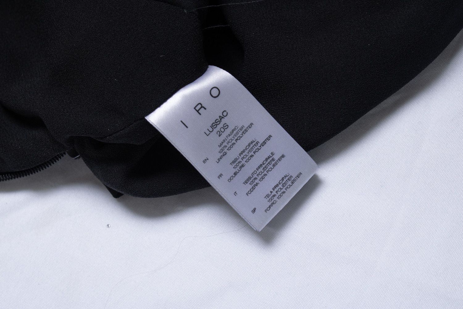 Iro IRO, draped Lussac skirt in black Size 26" / US 2 / IT 38 - 5 Thumbnail