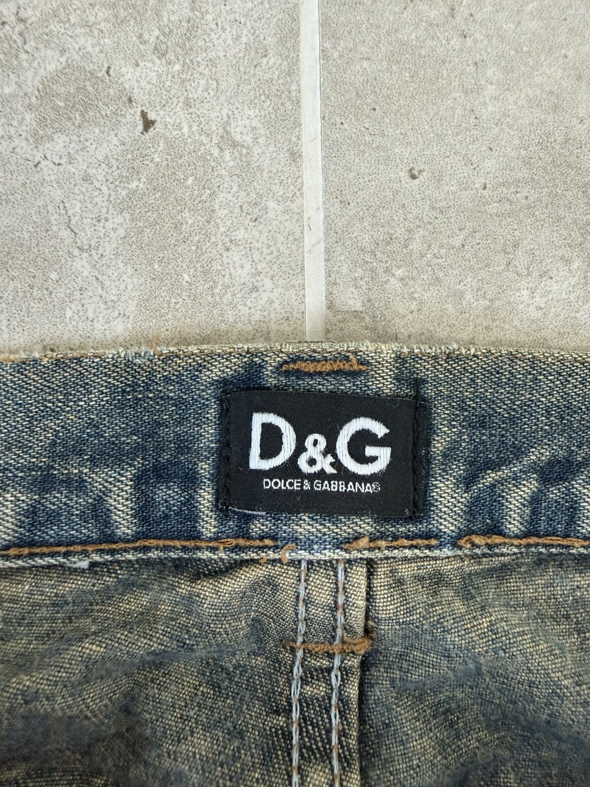 Dolce & Gabbana Dolce Gabbana Washed Distressed Crash Denim Size US 32 / EU 48 - 5 Thumbnail