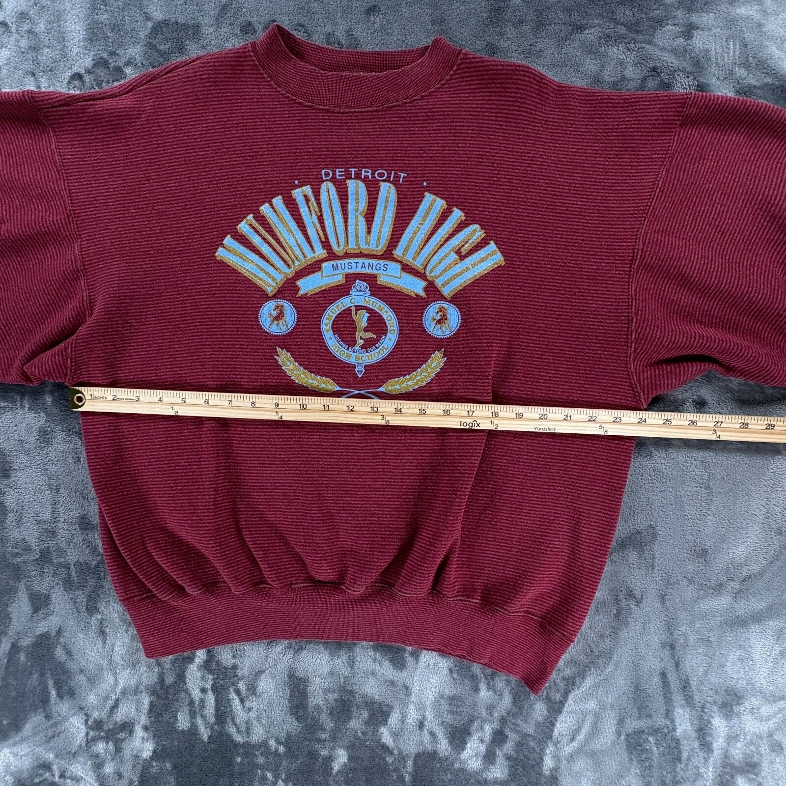 Other Genius Sweatshirt Men L/XL Detroit High School Mumford Musta Size US L / EU 52-54 / 3 - 17 Thumbnail