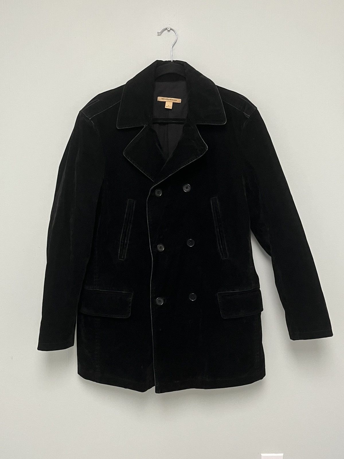 John Varvatos Flocked velvet coat. Size Size US M / EU 48-50 / 2 - 9 Thumbnail