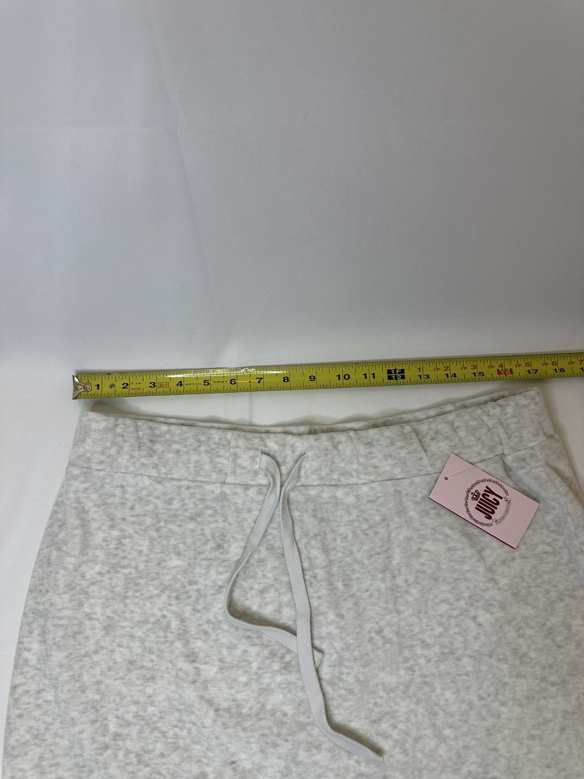 Juicy Couture Juicy Couture Gray-White Velour Mini Skirt Size XL NEW! Size 38" / US 16 / IT 52 - 5 Thumbnail