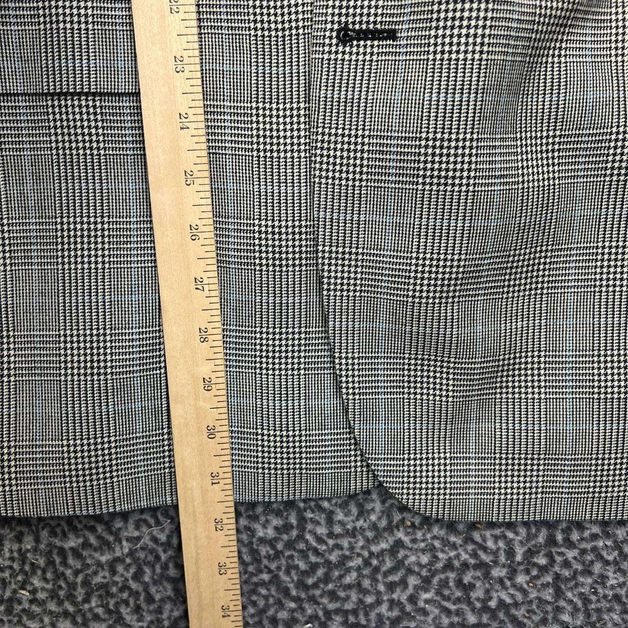 Lauren Ralph Lauren Lauren Ralph Lauren Blazer Men 48R Plaid 2 Button Silk Wool Size 48R - 6 Thumbnail