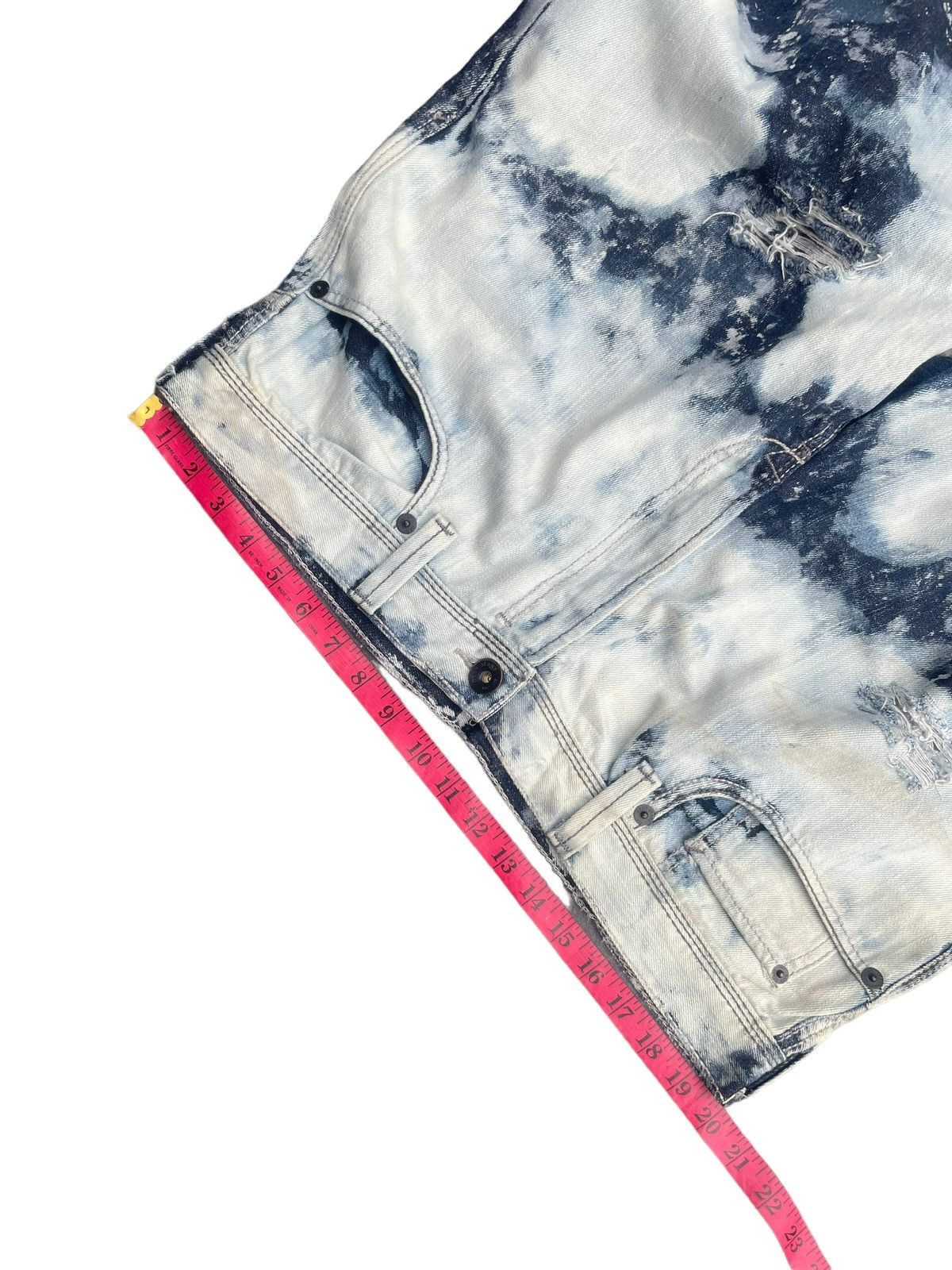 DKNY × Designer DKNY Bleach & Distresed Denim Size US 40 / EU 56 - 16 Thumbnail