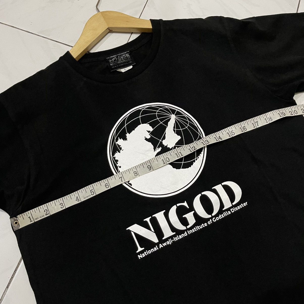 Anime Y2K godzilla disaster nigod FADED tee Size US L / EU 52-54 / 3 - 7 Thumbnail