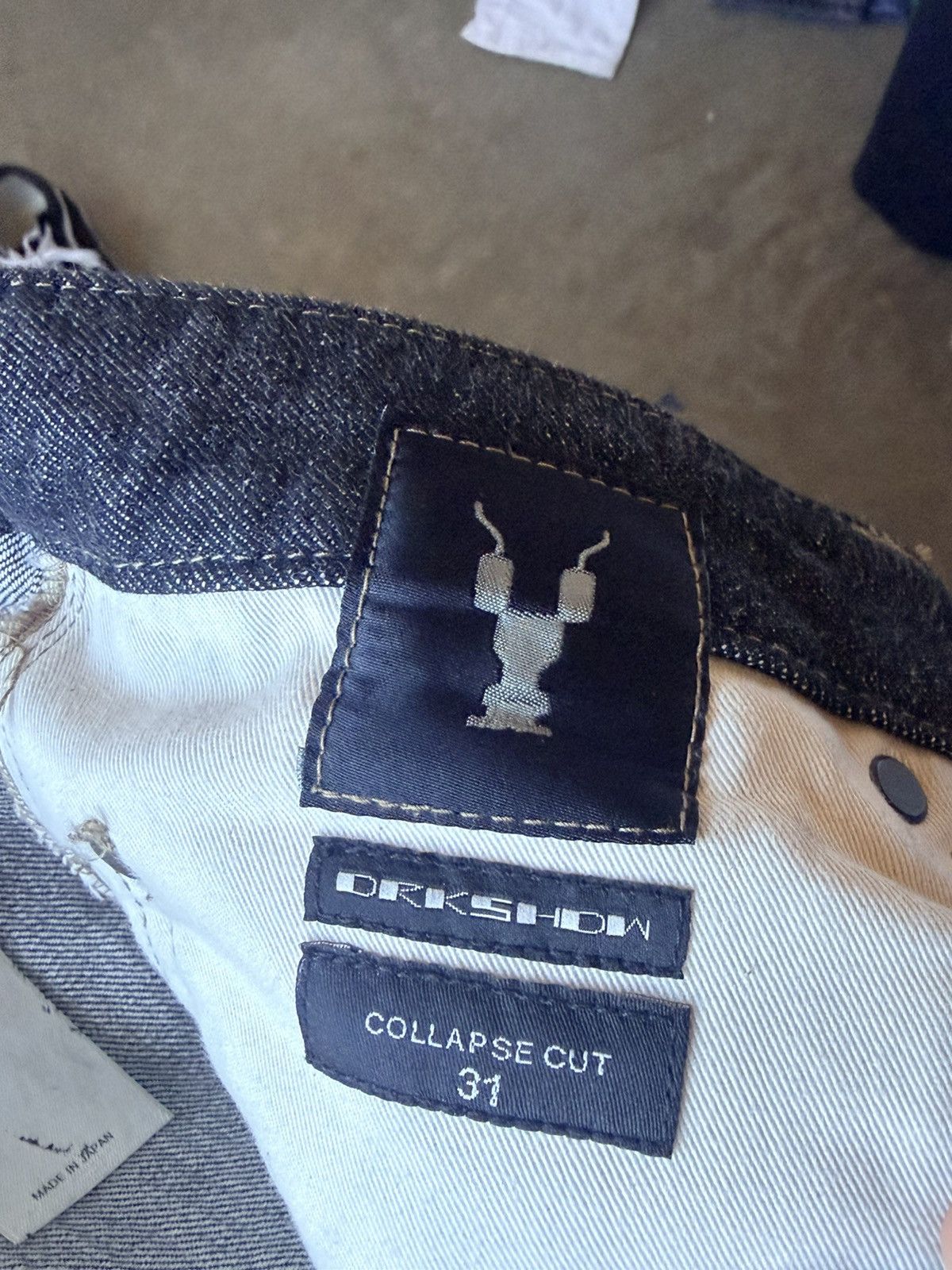 Rick Owens Rick Owens Selvedge Collapse Cut Size US 30 / EU 46 - 6 Thumbnail