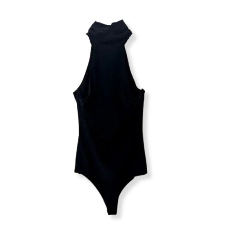 Other Wayf One Piece Bodysuit Cutaway Shoulder Sleeveless Black XS Size XS / US 0-2 / IT 36-38 - 5 Thumbnail