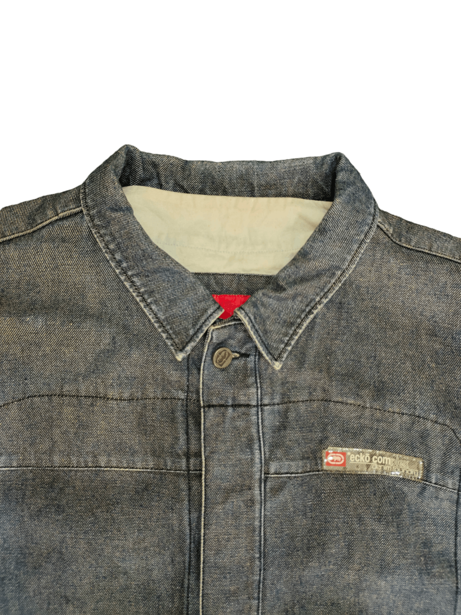 Ecko Unltd. Vintage Y2k Ecko Unltd Denim Jacket Size US XL / EU 56 / 4 - 3 Thumbnail