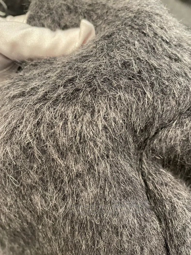Brunello Cucinelli Brunello Cucinelli Black Gray Alpaca Wool Jacket Size M / US 6-8 / IT 42-44 - 9 Thumbnail