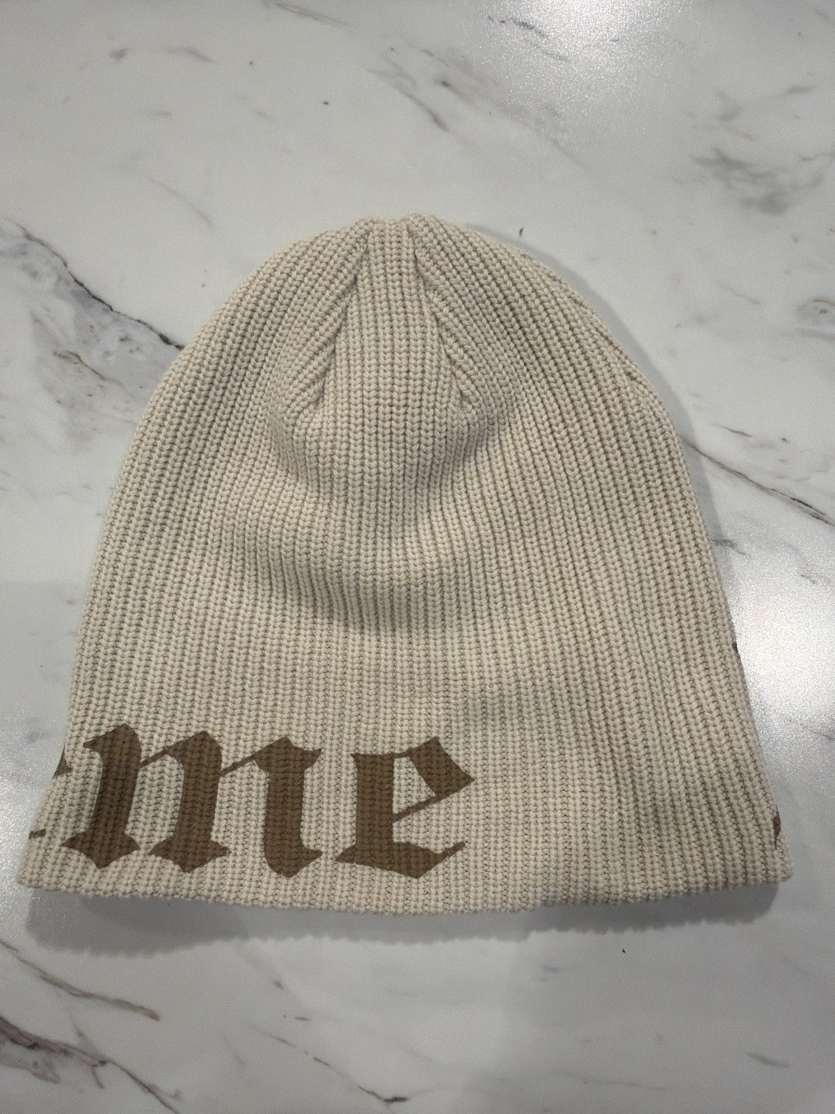 Supreme Supreme Old English Printed Stone Beanie Size ONE SIZE - 2 Thumbnail