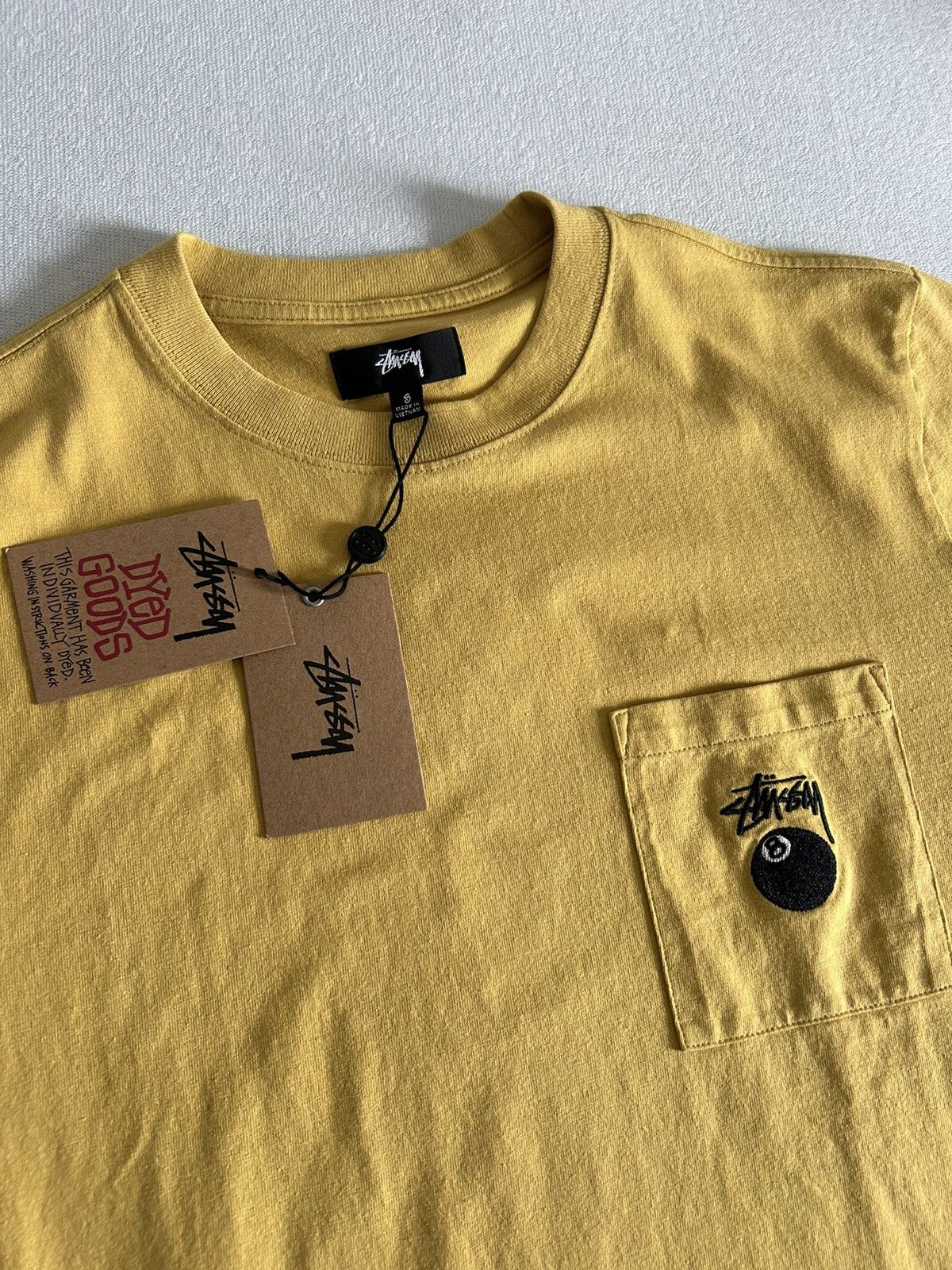 Stussy Stussy tee pocket crew eight ball NEW t-shirt | Grailed