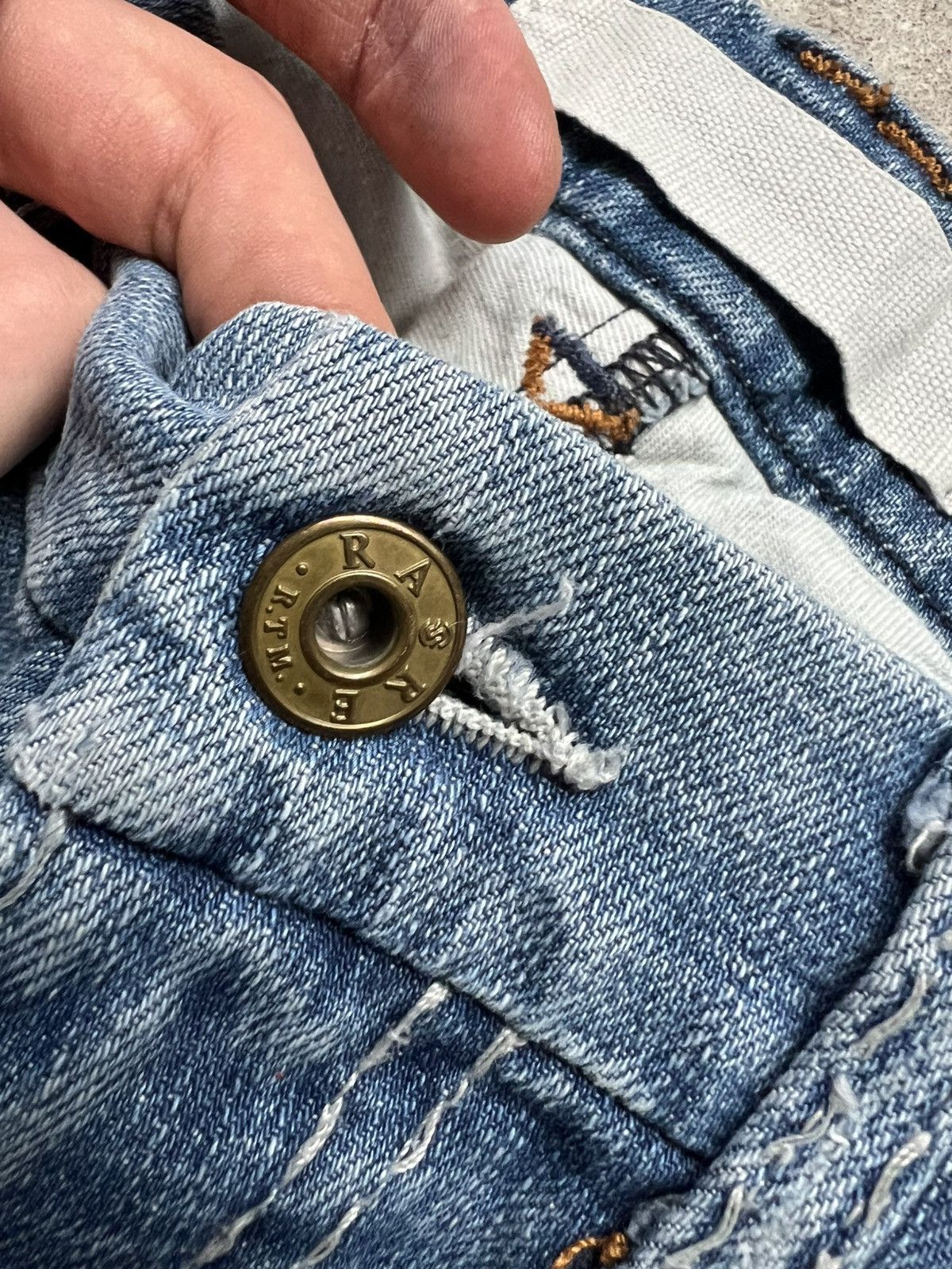 Hysteric Glamour × If Six Was Nine × Le Grande Bleu (L.G.B.) Rare Flared IfSixWasNine Junya LGB vintage jeans Size 29" - 6 Thumbnail