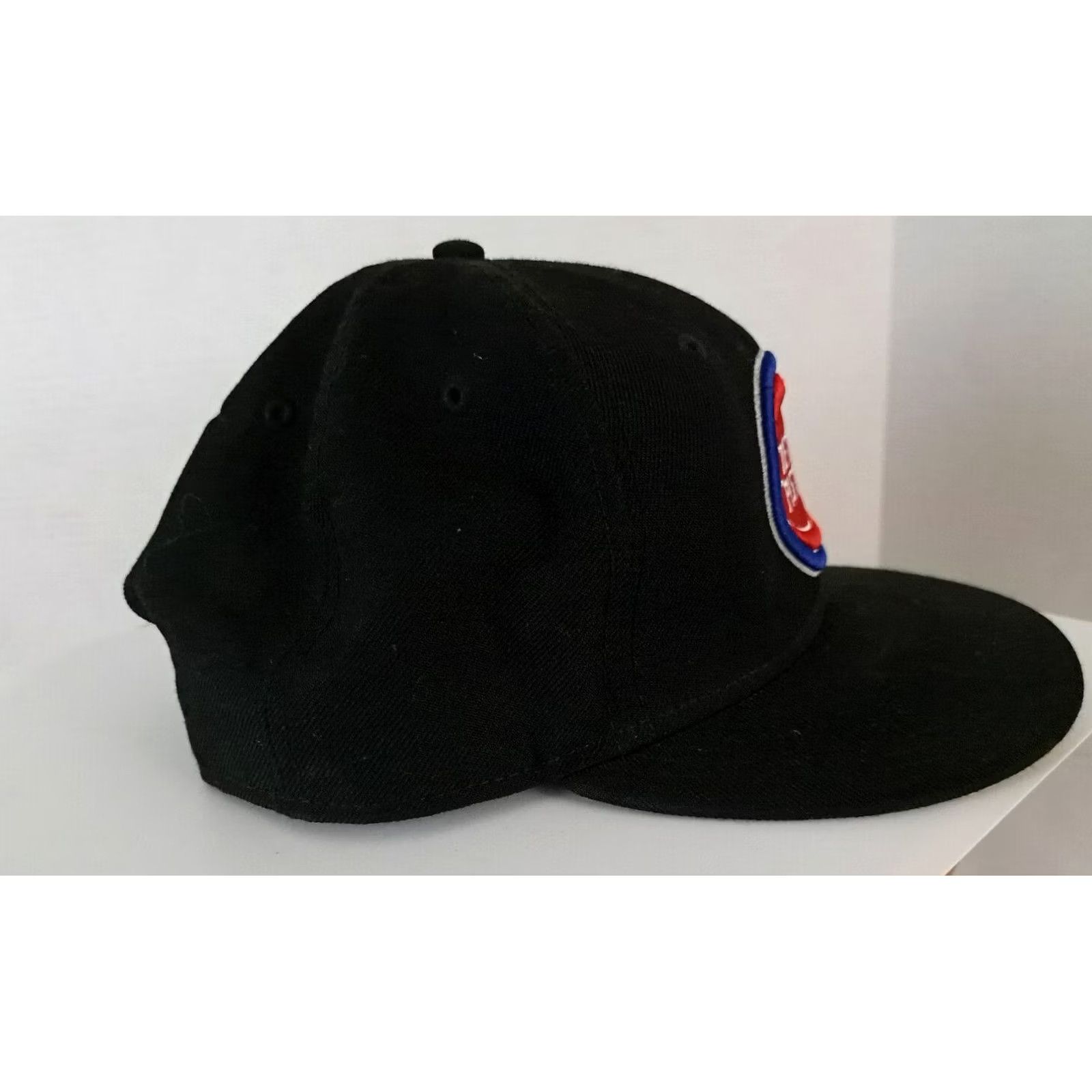New Era VINTAGE New Era Hat Basketball Detroit Pistons Wool Black Adjustable Unisex Adults Baseball Cap Size ONE SIZE - 2 Thumbnail