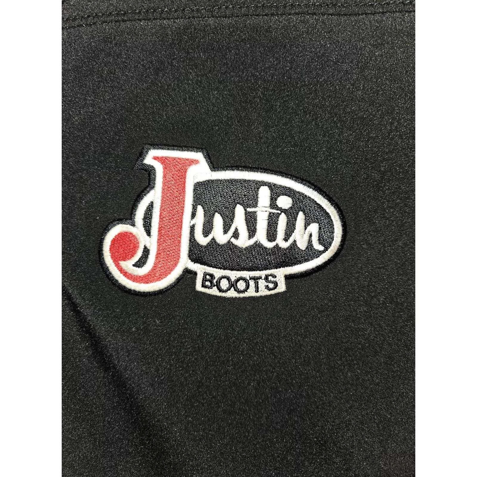Wrangler Rocko Jacket Women's M Black Softshell Windbreaker Embroidered Wrangler Heartland Tour 2010 Back Graphic Zipper Pockets Mid-Length Casual Workwear Size M / US 6-8 / IT 42-44 - 6 Thumbnail