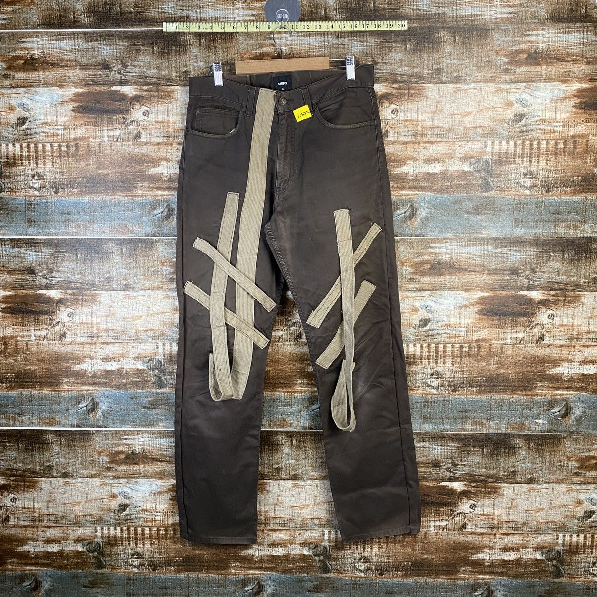SHIPS DL Ships Brown custom reconstruct Cargo Pants #C922 Size US 32 / EU 48 - 1 Thumbnail