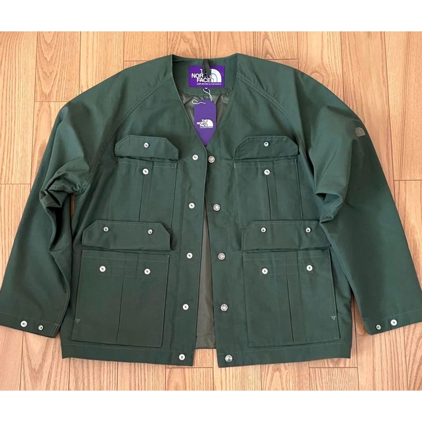 The North Face Purple Label THE NORTH FACE PURPLE LABEL Mountan Wind Cardigan Size M NP2205N Khaki Green New Size US M / EU 48-50 / 2 - 2 Thumbnail
