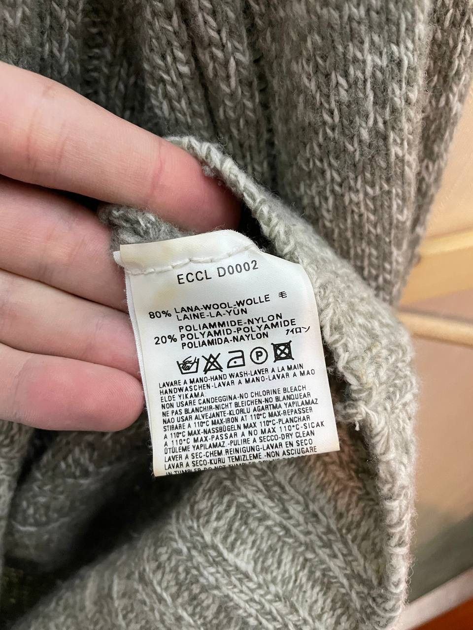 Diesel × Vintage Diesel Vintage Logo Wool Zip Up Sweater Size US XL / EU 56 / 4 - 11 Thumbnail