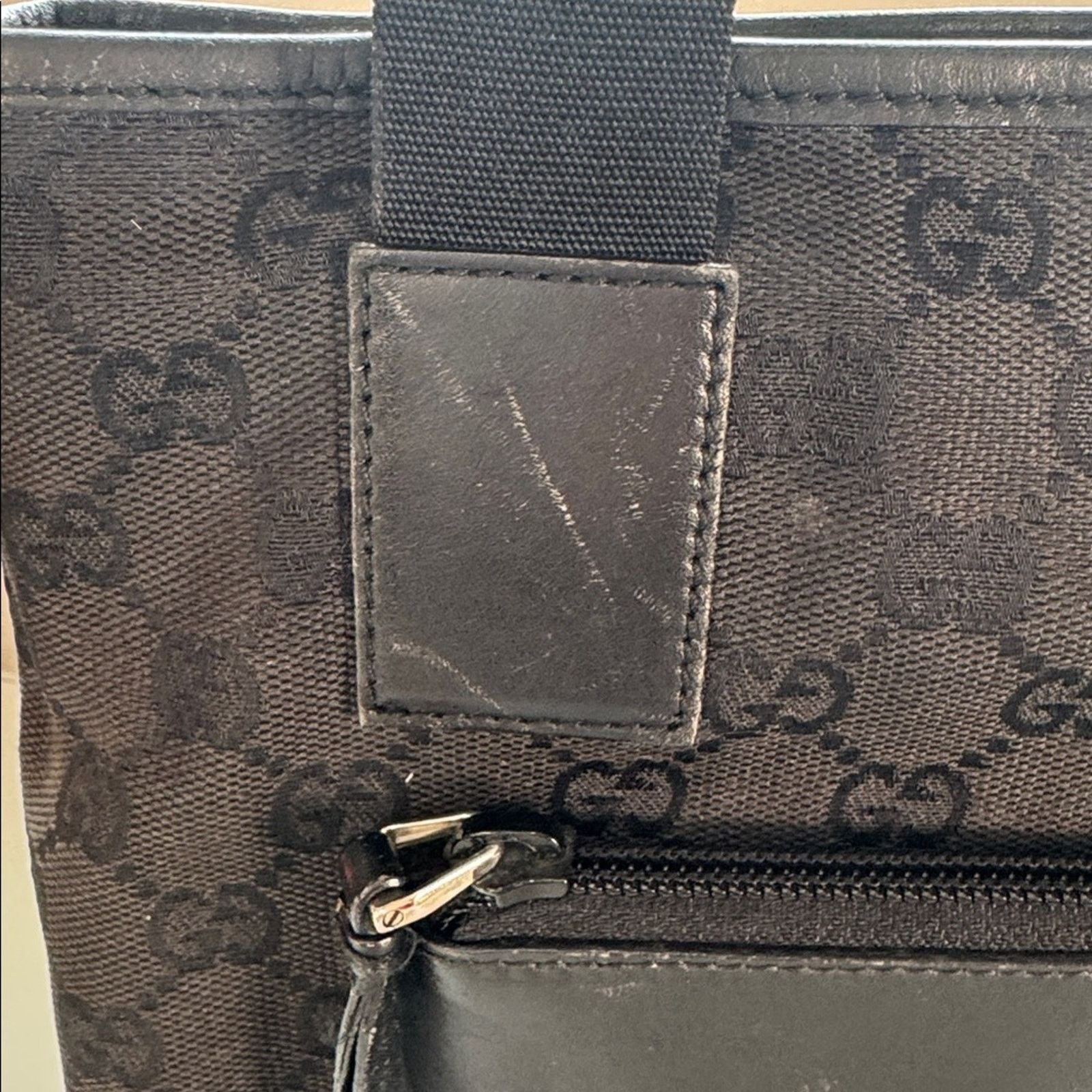 Gucci Vintage Gucci GG Canvas & Leather Shoulder Bag — Early 2000s Size ONE SIZE - 16 Thumbnail