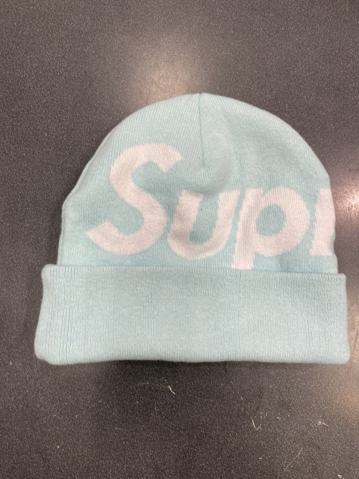 Supreme Supreme Baby Blue Beanie Size ONE SIZE - 1 Thumbnail