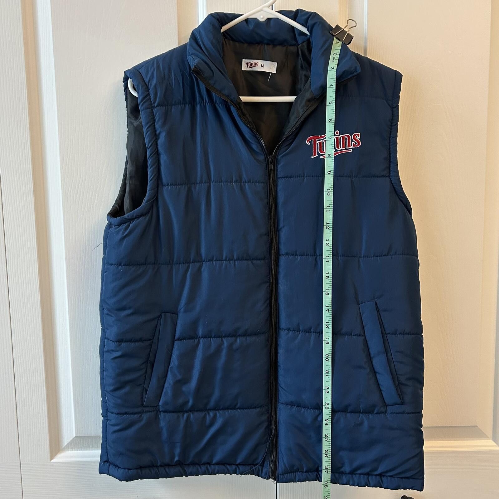 Twins Twins Ford Navy Puffer Vest Men’s M Baseball, Ford Cars Size US M / EU 48-50 / 2 - 3 Thumbnail