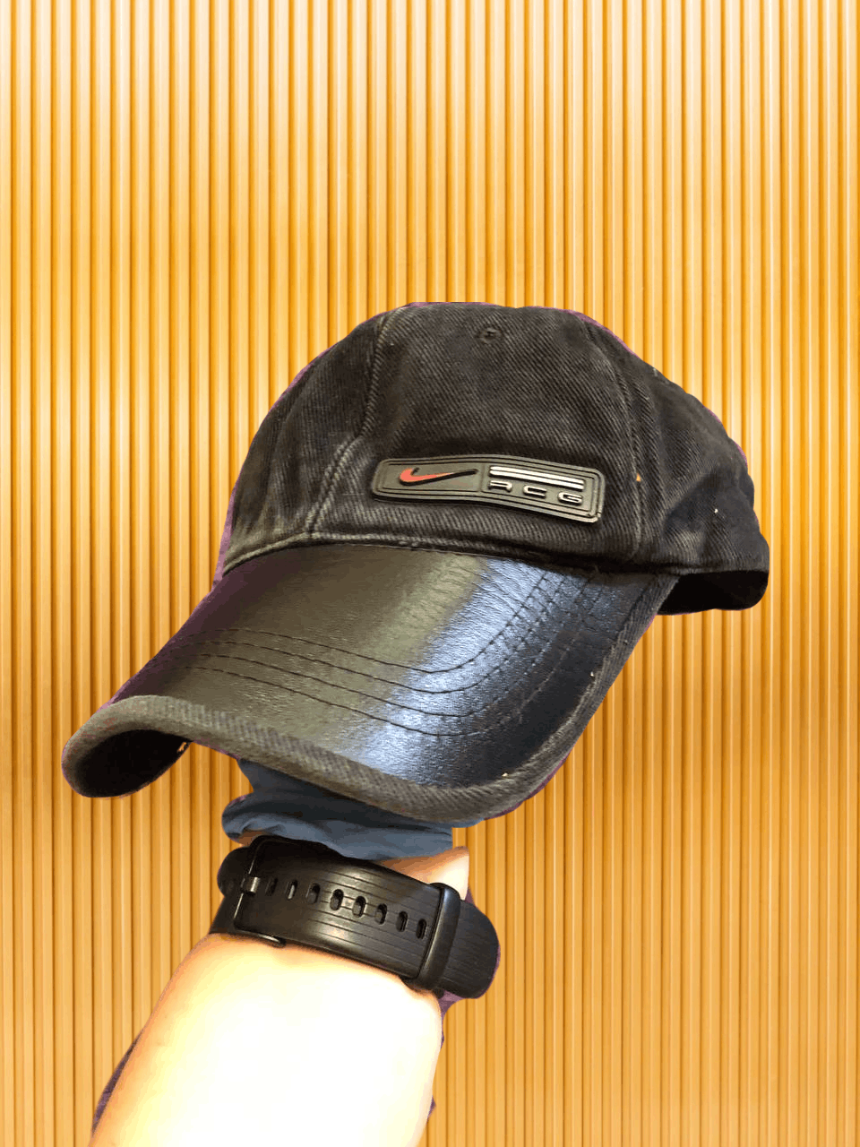 Nike Cap black Nike logo Vintage Hats streetwear Y2K Size ONE SIZE - 1 Thumbnail