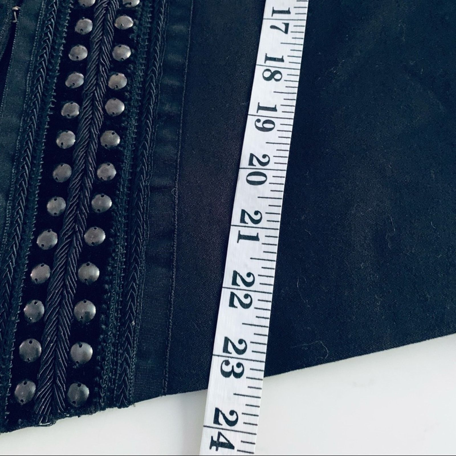 Zara Zara Womens Black Studded Front 100% Wool Blazer Jacket Size XL / US 12-14 / IT 48-50 - 7 Thumbnail
